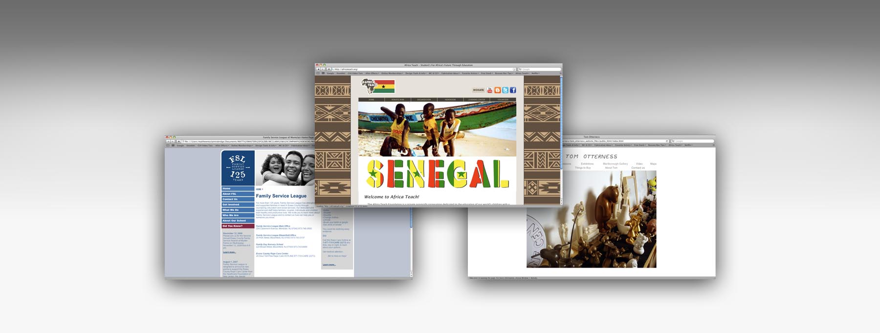 Industry Websites | Matt McT Designs